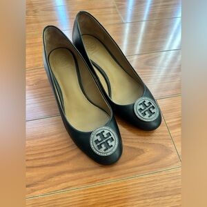 Black Tory Burch Liana Leather Pumps Shoes size 6